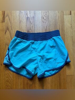 Champion Aqua and Navy Women's Athletic Shorts